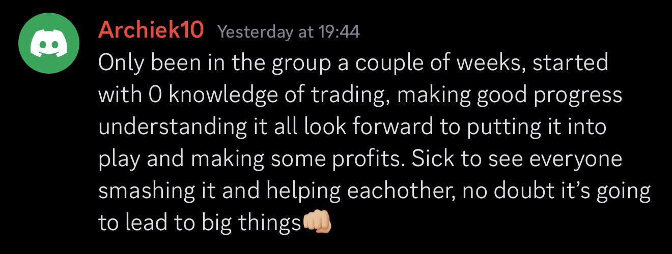 Member Discord quote — Archiek10